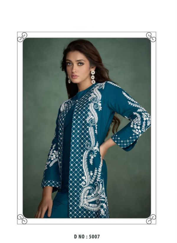 Chikankari Embroidery Coord Set in Rayon Fabric. - Image 2