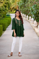 Daily wear Short Kurti In Rayon Fabric