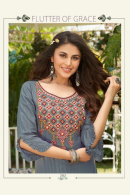 Pure Viscose Embossed Kurti