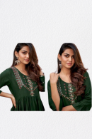 Daily wear Short Kurti In Rayon Fabric