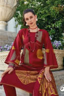 Muslin Fabric Unstitched Dress Material With Digital Print