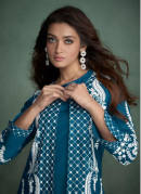 Chikankari Embroidery Coord Set in Rayon Fabric.