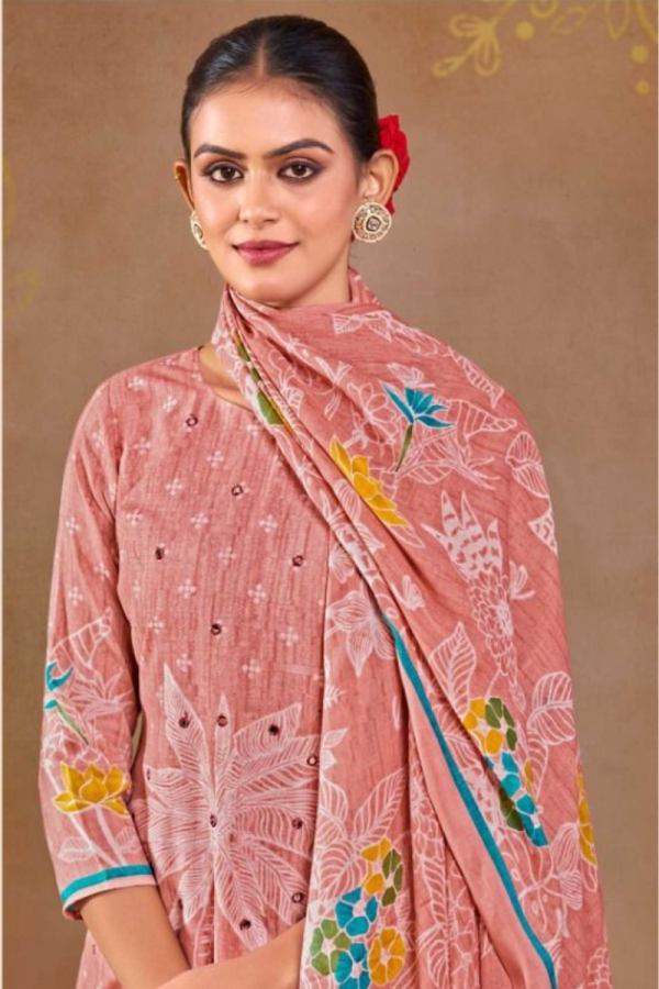 Pure Cotton Daily Wear Unstitched Dress Material. - Image 2
