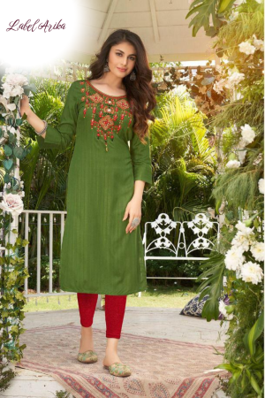 Pure Viscose Embossed Kurti