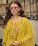 Jacquard Milan Silk Premium Kurta Set with Dupatta with Handwork.
