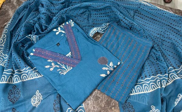 Pure Cotton Readymade Kurta Set with Dupatta - Image 4