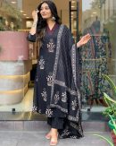 Pure Cotton Readymade Kurta Set with Dupatta