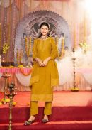 Muslin Jacquard Designer Readymade Kurta Set with Dupatta