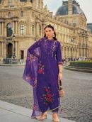 Viscose Silk Premium Kurta Set with Handwork.