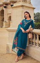 Cotton Silk Premium Kurta Set with Dupatta with Handwork.