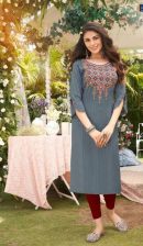 Premium Viscose Kurti with Heavy Handwork.