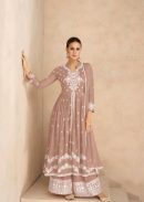 Chikankari Kurta Set with Plazzo Pants and Dupatta in heavy Rayon Fabric.