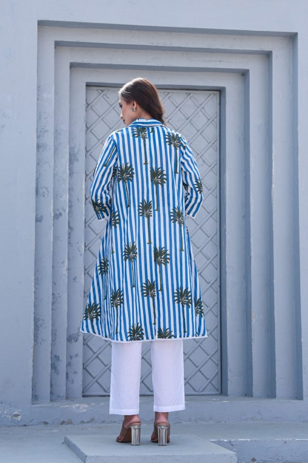 Pure Organic Cotton Digital Print Coord Set with Trouser Pants - Image 6
