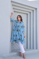 Pure Organic Cotton Digital Print Coord Set with Trouser Pants