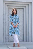 Pure Organic Cotton Digital Print Coord Set with Trouser Pants