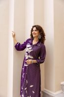 Premium German Rayon Long Co-ord Set With Intricate Work