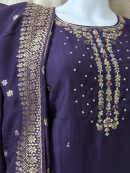 Pure Fuji Silk Kurta Pant with Dupatta