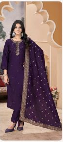 Pure Fuji Silk Kurta Pant with Dupatta