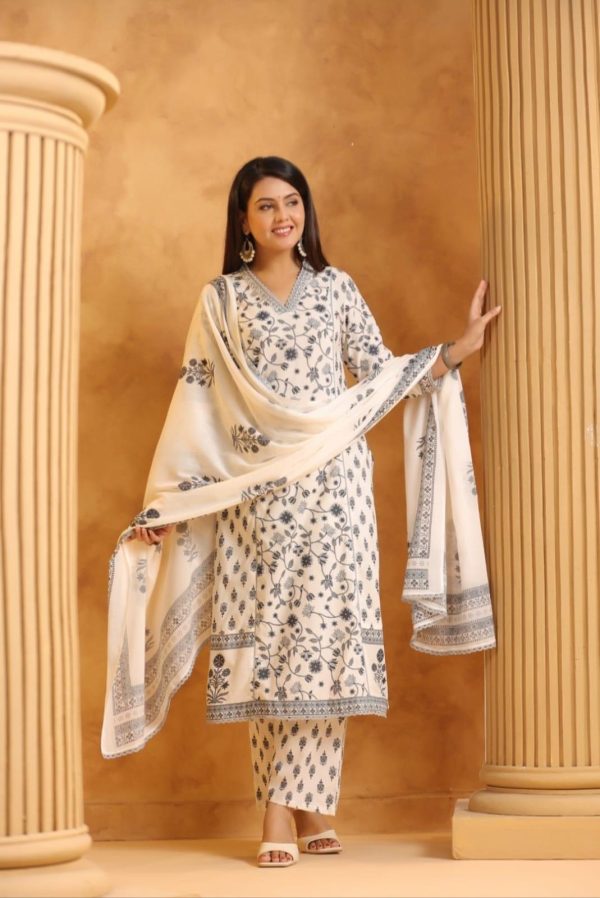 Premium Designer Kurta Set with Dupatta