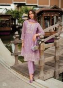 Chiffon Kurta Set with Embroidery