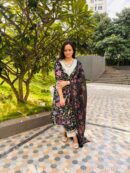 Printed Pure Cotton Kurta Set with beautiful Lace Work